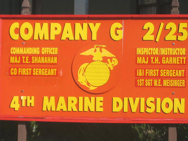 Marines Company G 4th Division